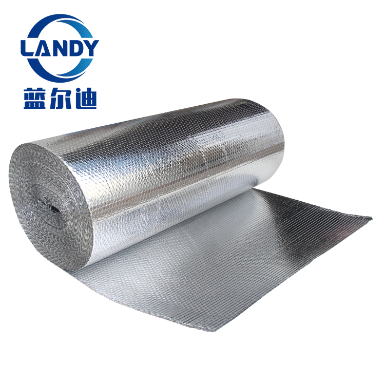 佛山建筑材料拼柜出口 建筑隔熱保溫材料 雙面鋁箔氣泡屋頂樓面隔熱卷材